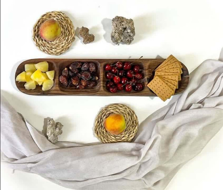 اردو خوری چوبی چهار خانه برند کهن پیکره