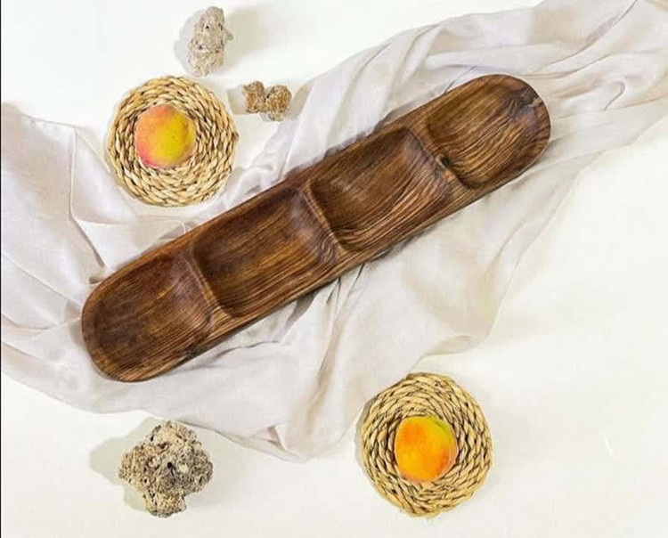 اردو خوری چوبی چهار خانه برند کهن پیکره